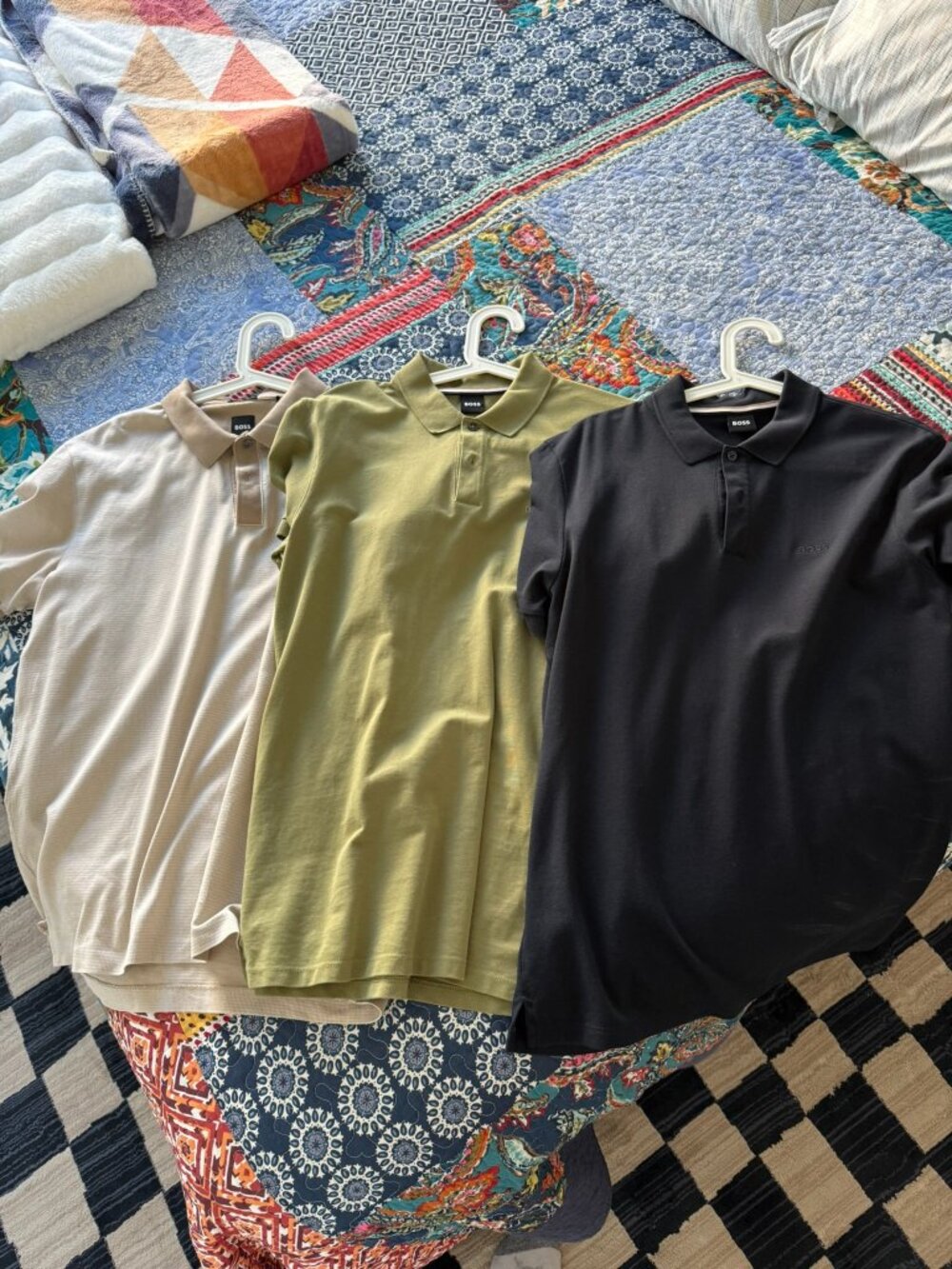 3 Hugo Boss Polos - Men's Medium